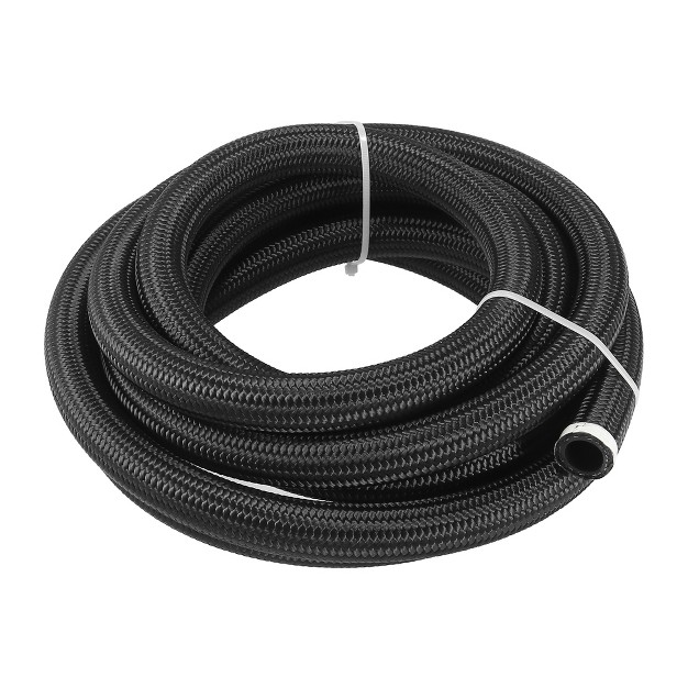 Universal Braided Nylon Stainless Steel Cpe Oil Fuel Gas Line Hose Black