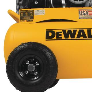 DW 20 Gal. 200 PSI Oil Lubed Belt Drive Portable Horizontal Electric Air Compressor DXCM201