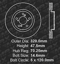 [Front] Rotors w/Ceramic Pads OE Brakes (2009 10 11 12 13 2014 Acura TL)