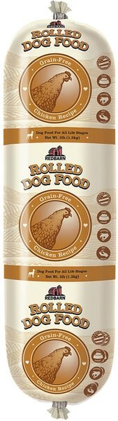 Redbarn Naturals Grain-Free Chicken Recipe Dog Food Roll