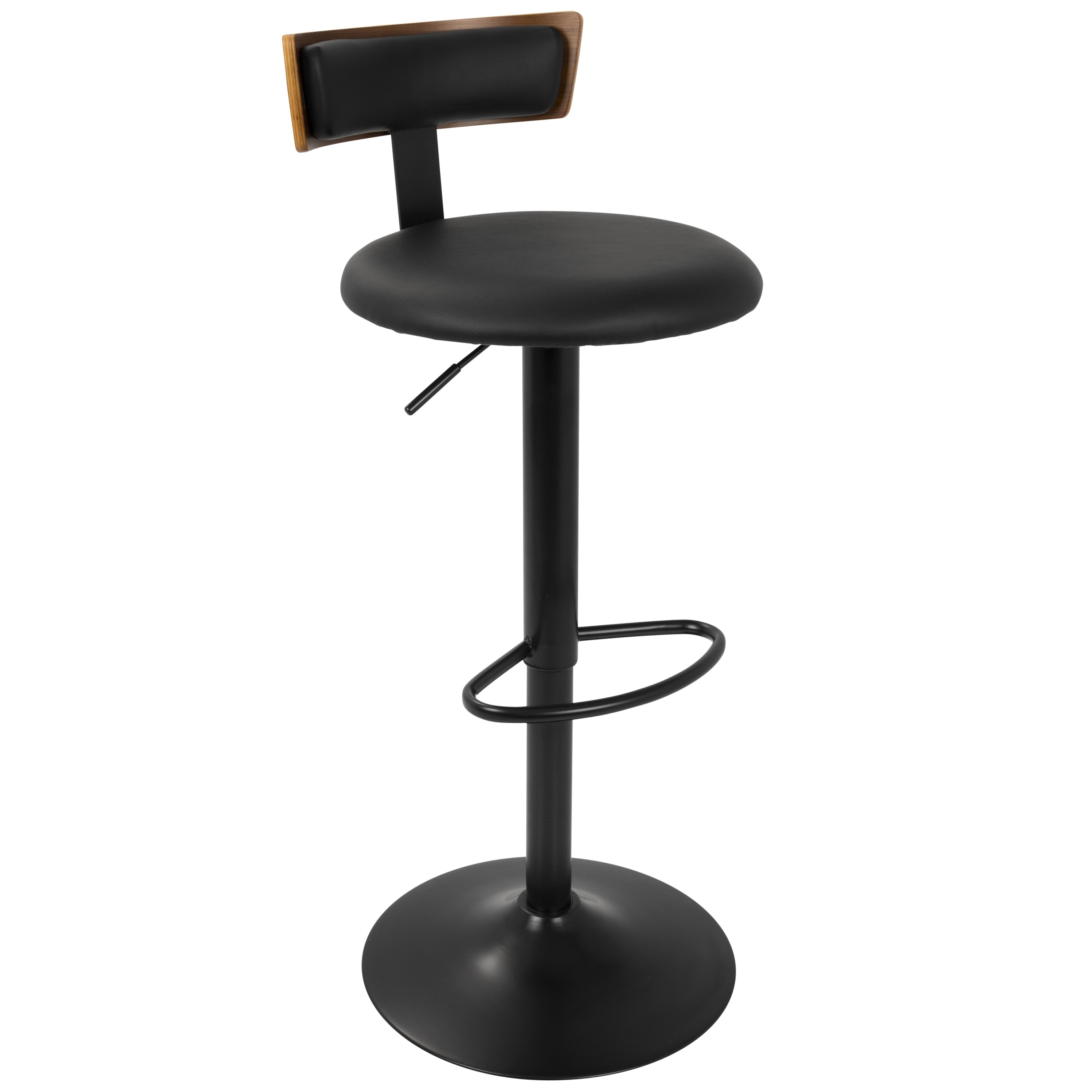 LumiSource Weller Contemporary Adjustable Bar Stool