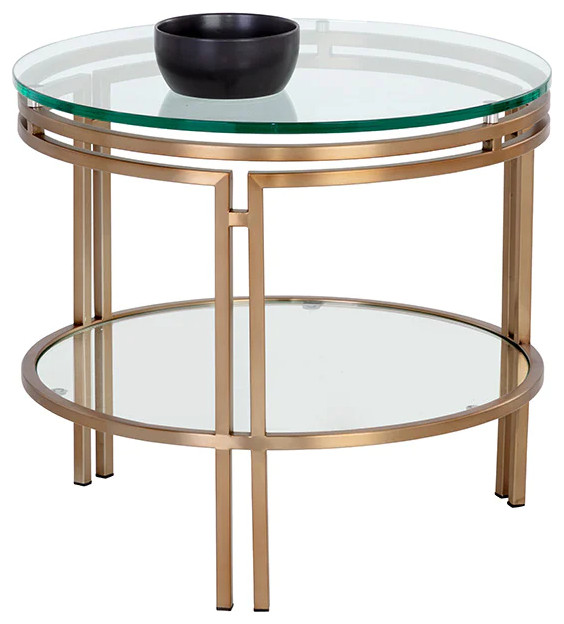 Aisling End Table   Contemporary   Side Tables And End Tables   by Rustic Home Furniture Deco  Houzz