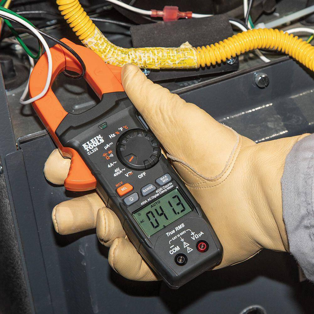 Klein Tools 400 Amp HVAC Digital Clamp Meter AC Auto-Ranging CL320