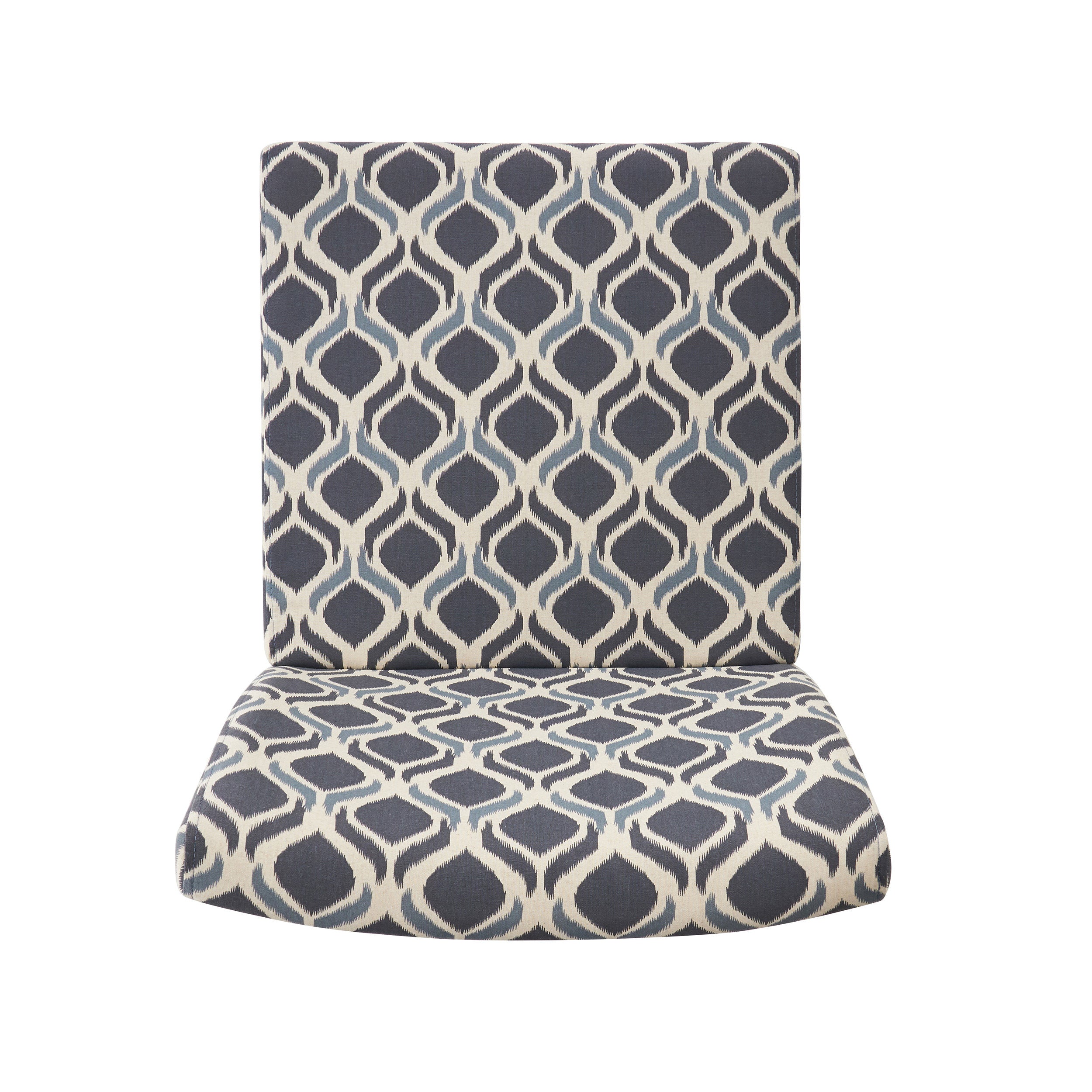 Kalee Contemporary Fabric Slipper Accent Chair