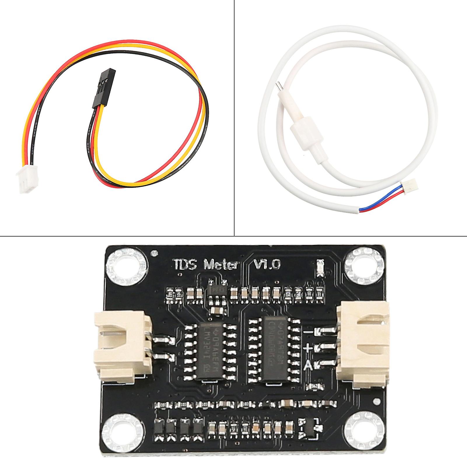 Tds Meter Probe Water Quality Monitoring V1 Sensor Module With Xh2.54-3pin Jumper Wire Connector Replacement For Arduino No.241620