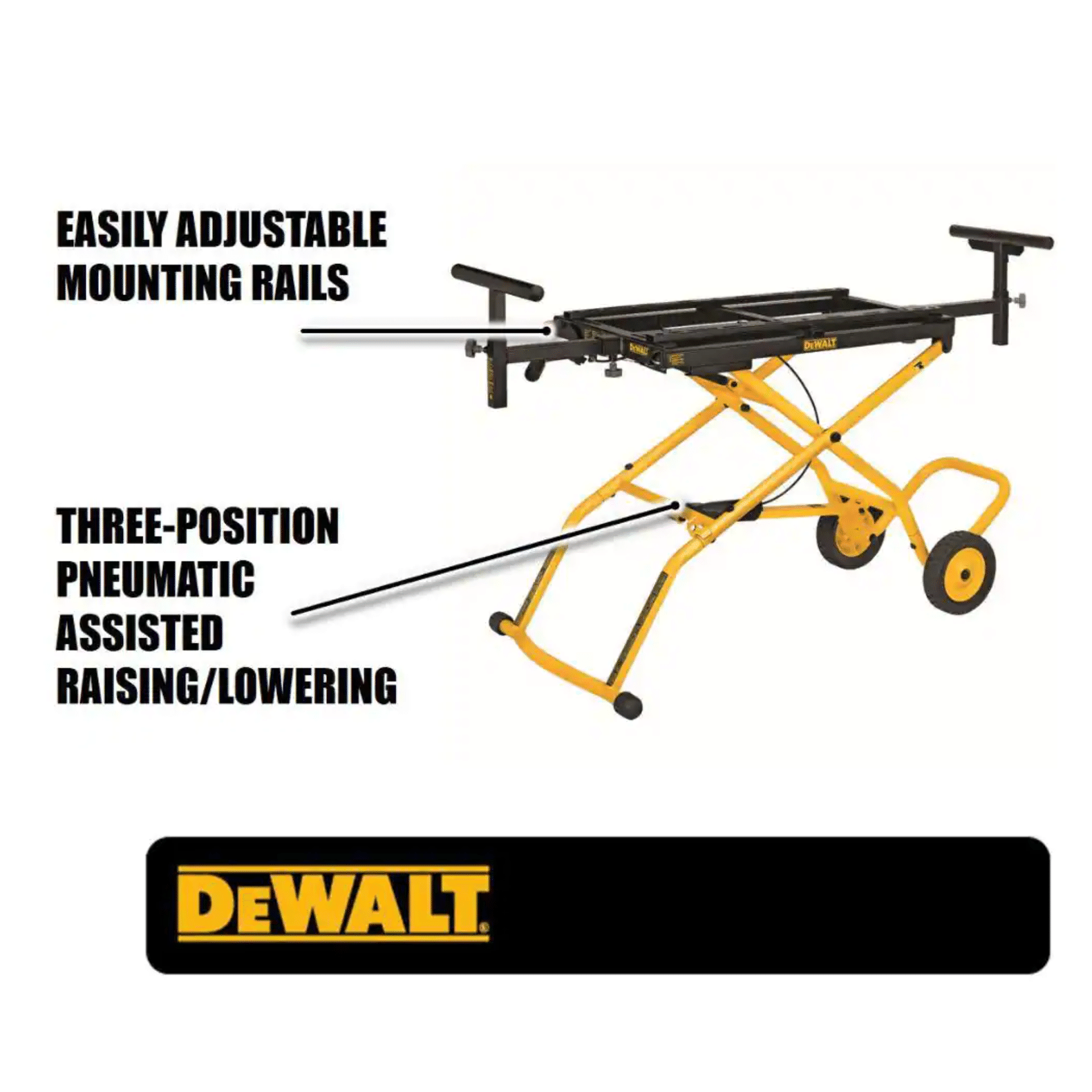 Dewalt Miter Saw Stand With Wheels (DWX726)