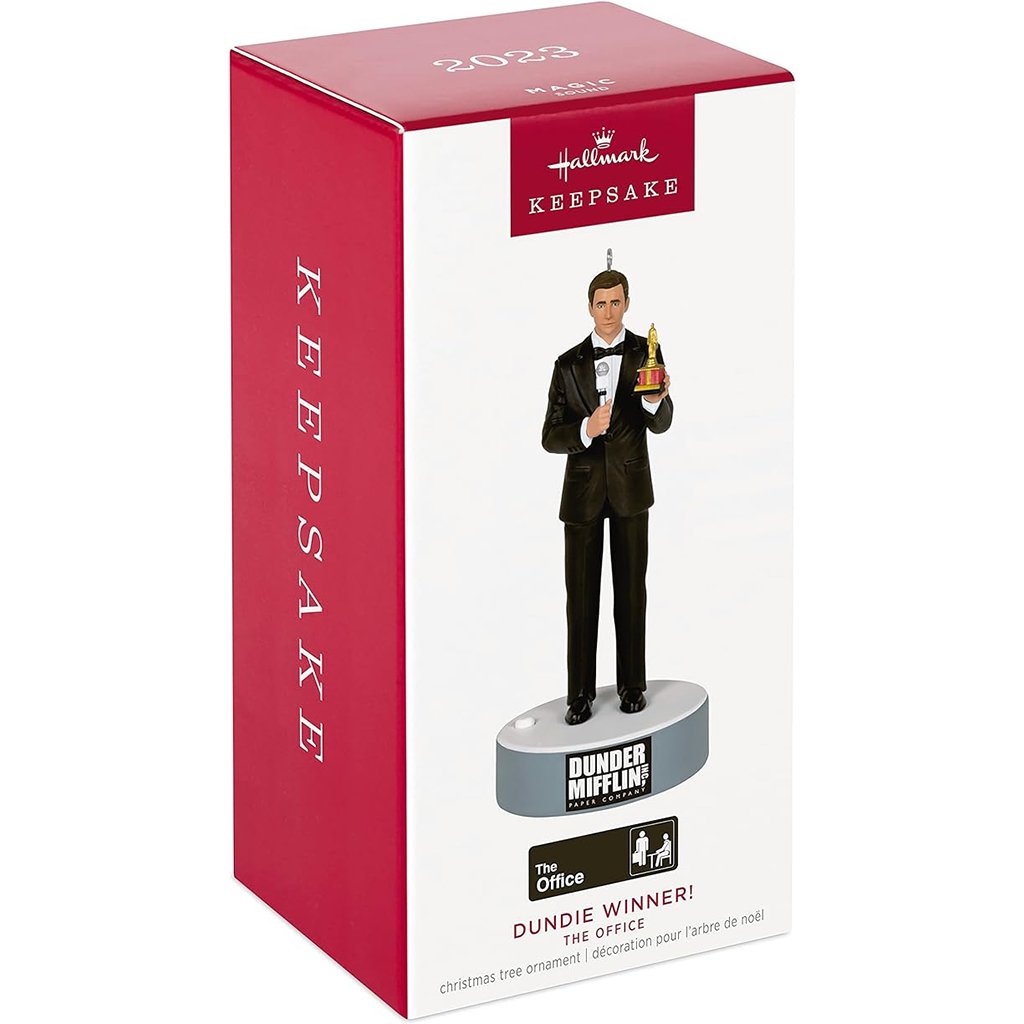 Hallmark  2023 Keepsake Ornament The Office Dundie Winner! Ornament with Sound