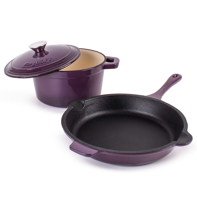 BergHOFF Neo 3-pc. Cast-Iron Dutch Oven and Frypan Set