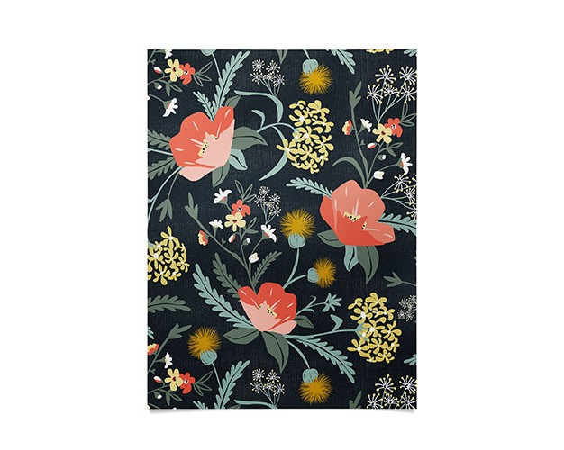 Heather Dutton Poppy Meadow Midnight Poster Society6