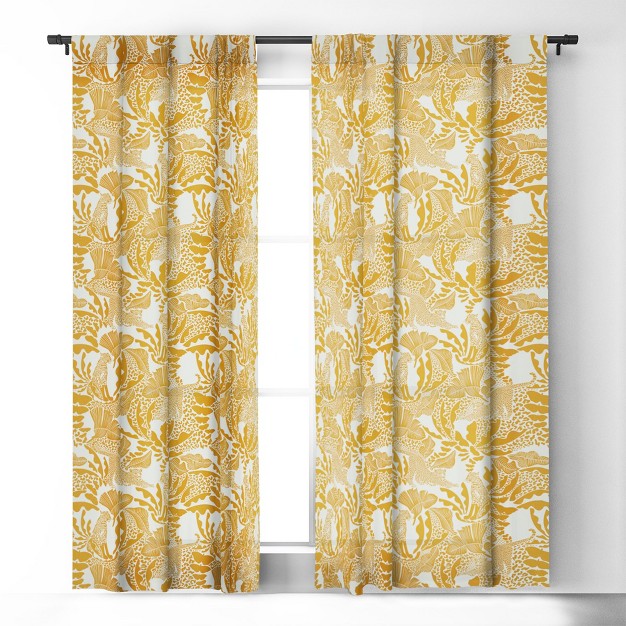 1pc Blackout Window Curtain Panel Deny Designs