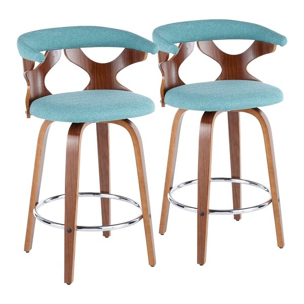 Carson Carrington Viby Mid-century Modern Counter Stools (Set of 2)