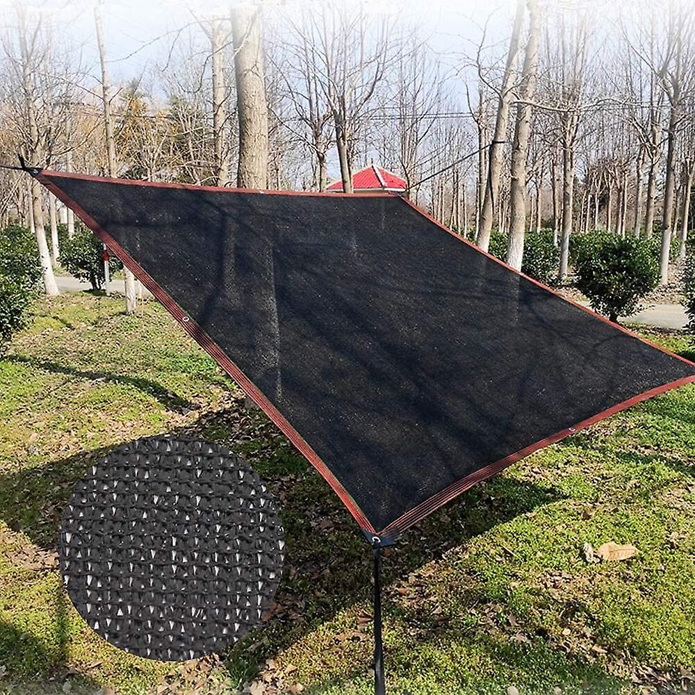 70% Black Shade Cloth Durable Mesh Tarp With Grommets Garden Sunblock Shade Cloth Shading Antifreezing Sun Sails Shelters