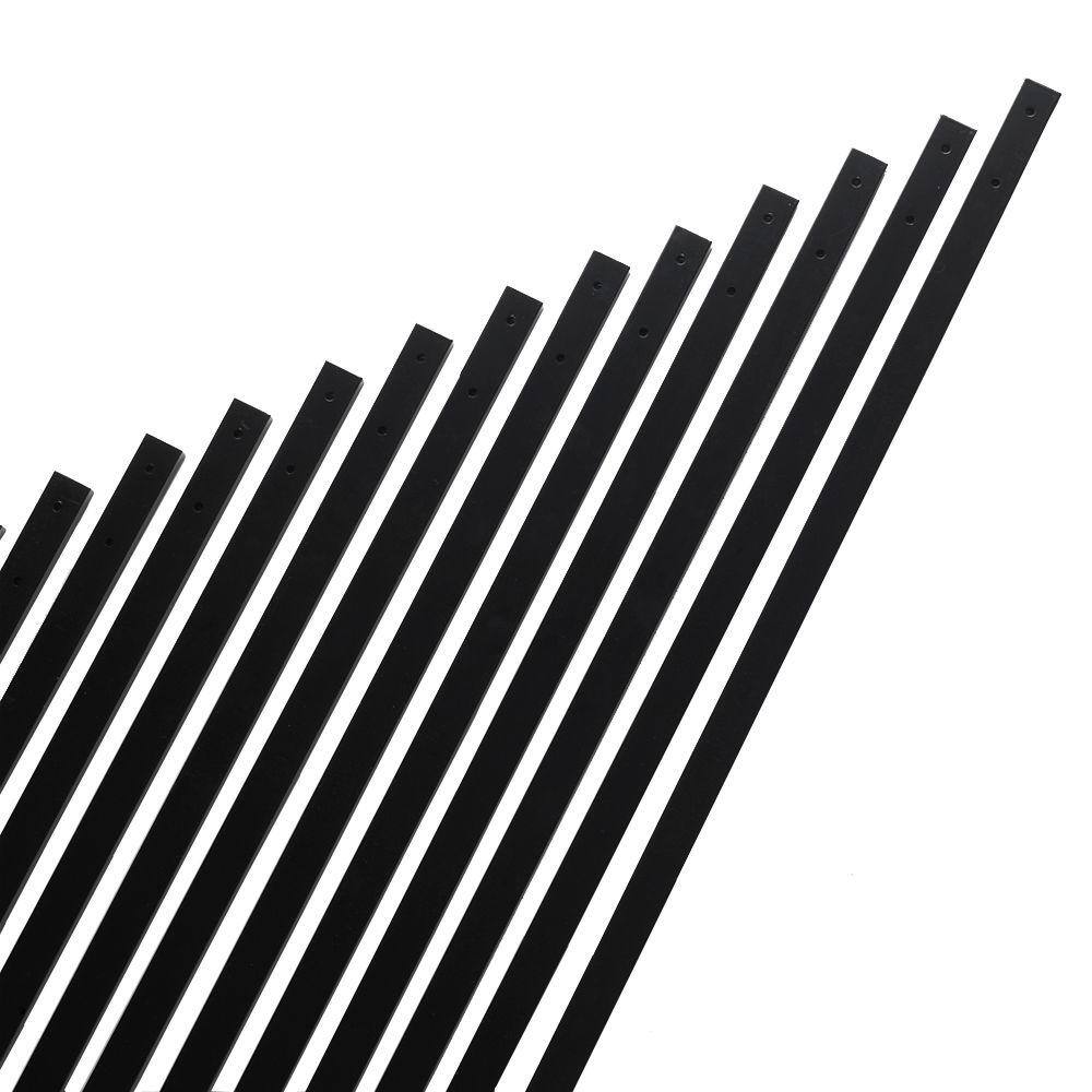 ProWood 32 in. x 1 in. Black Aluminum Rectangular Baluster (14-Pack) 76725