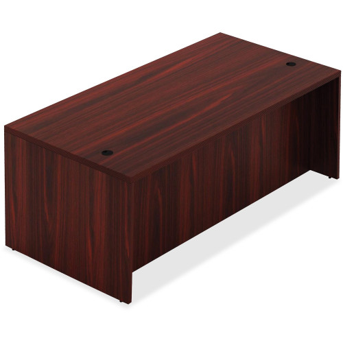 Lorell Chateau Series Mahogany Laminate Desking Table Desk (34302)