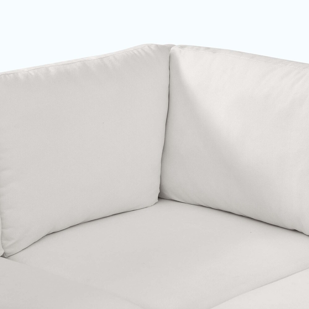 Sectional Modular Sofa with 2 Tossing cushions