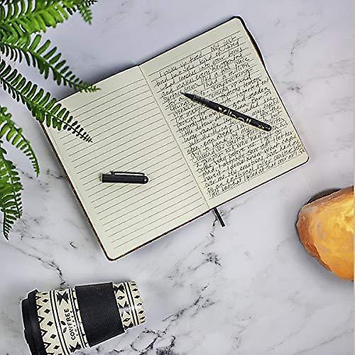 Myga Notebook - Cork Hard Cover A5 Note Pad Diary with Page Divider and Lined Paper for Home and Office - Eco-friendly