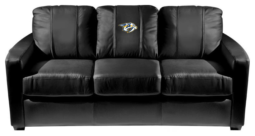 Nashville Predators NHL Silver Sofa   Contemporary   Sofas   by DreamSeats LLC  Houzz