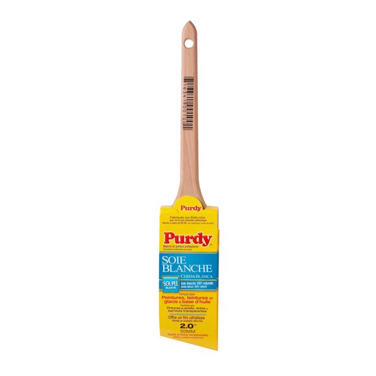 Purdy White Bristle Adjutant 2 in. Soft Angle Trim Paint Brush