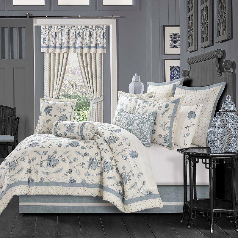 Five Queens Court Blue Ivy 4-pc. Comforter Set or Euro Sham