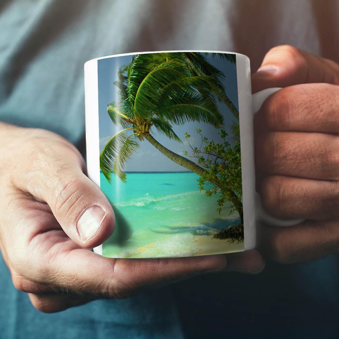 Vacation In Paradise NEW White Tea Coffee Ceramic Mug 11 oz | Wellcoda