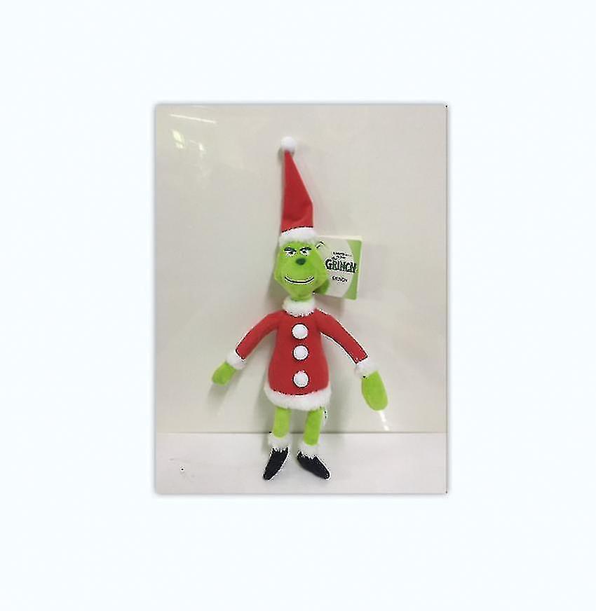 4pic Christmas Geek Grinch Plush Toy Doll Children Gift