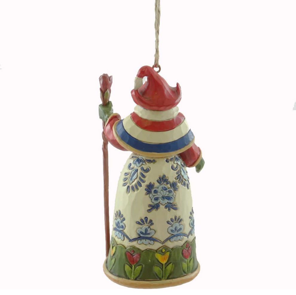 Jim Shore Dutch Santa Hanging Ornament Resin Heartwood Creek 4034400   Christmas Ornaments   by Story Book Kids Inc  Houzz