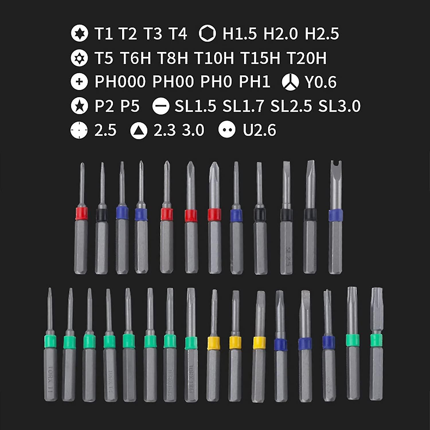 31 In 1 Precision Screwdriver Set With Mini Screwdriver And Aluminum Case