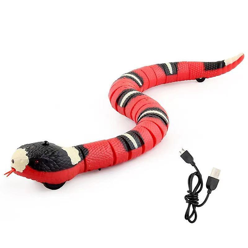 Smart sensing snake cat toys