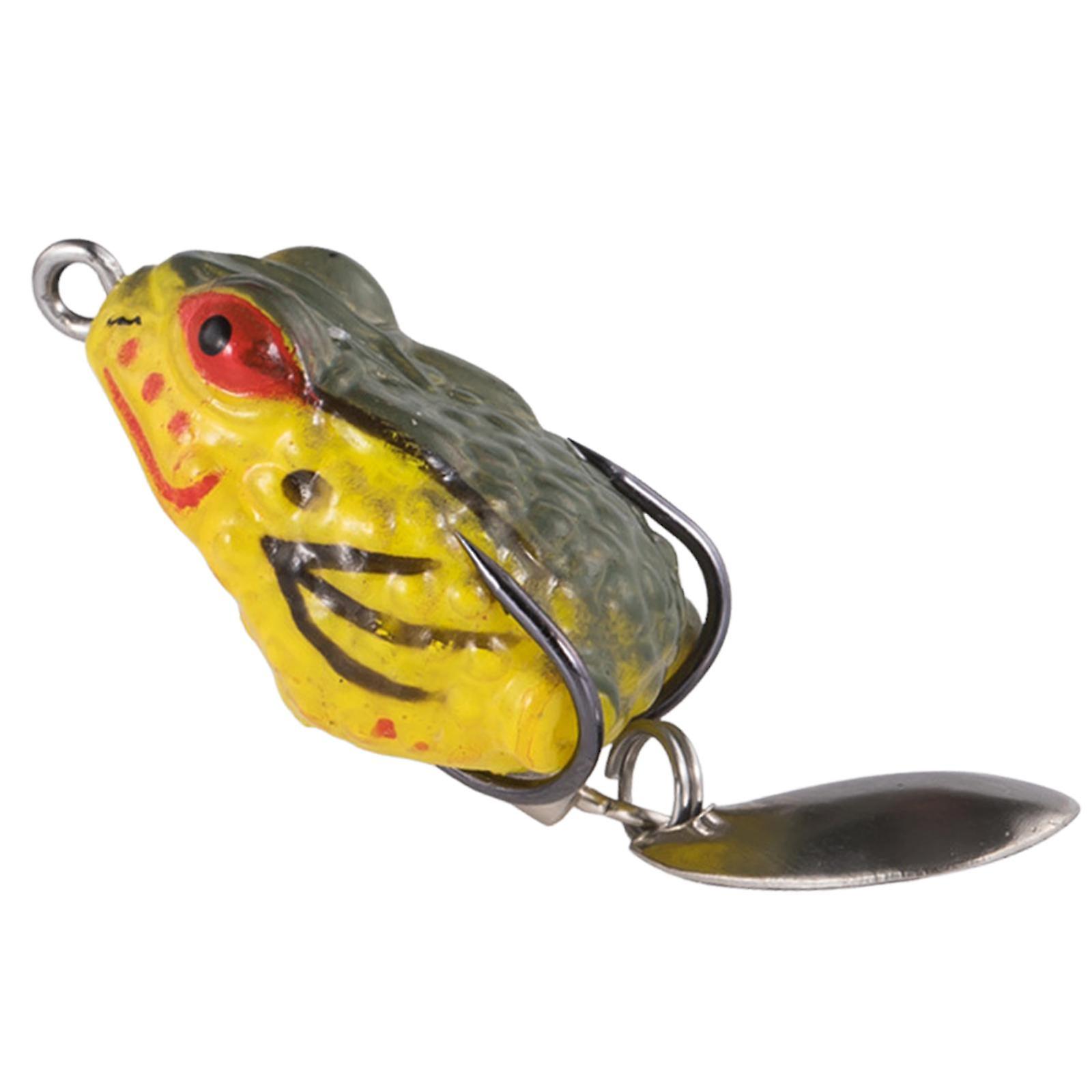 Frog Lure Bass Bait Metal Sequin Swimbait Float On Water Lure For Freshwater Style C