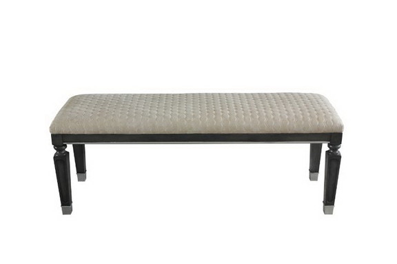 Acme 28817 House Beatrice Bench  Two Tone Beige Fa...