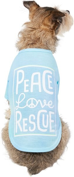 Frisco Peace Love Rescue Dog and Cat T-Shirt