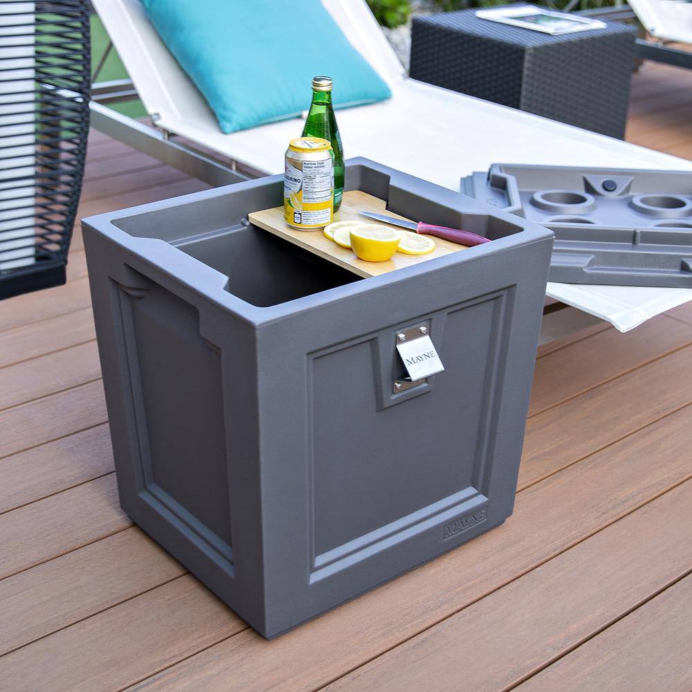 Mayne Fairfield 50 qt. Graphite Grey Patio Cooler 4862-GRG