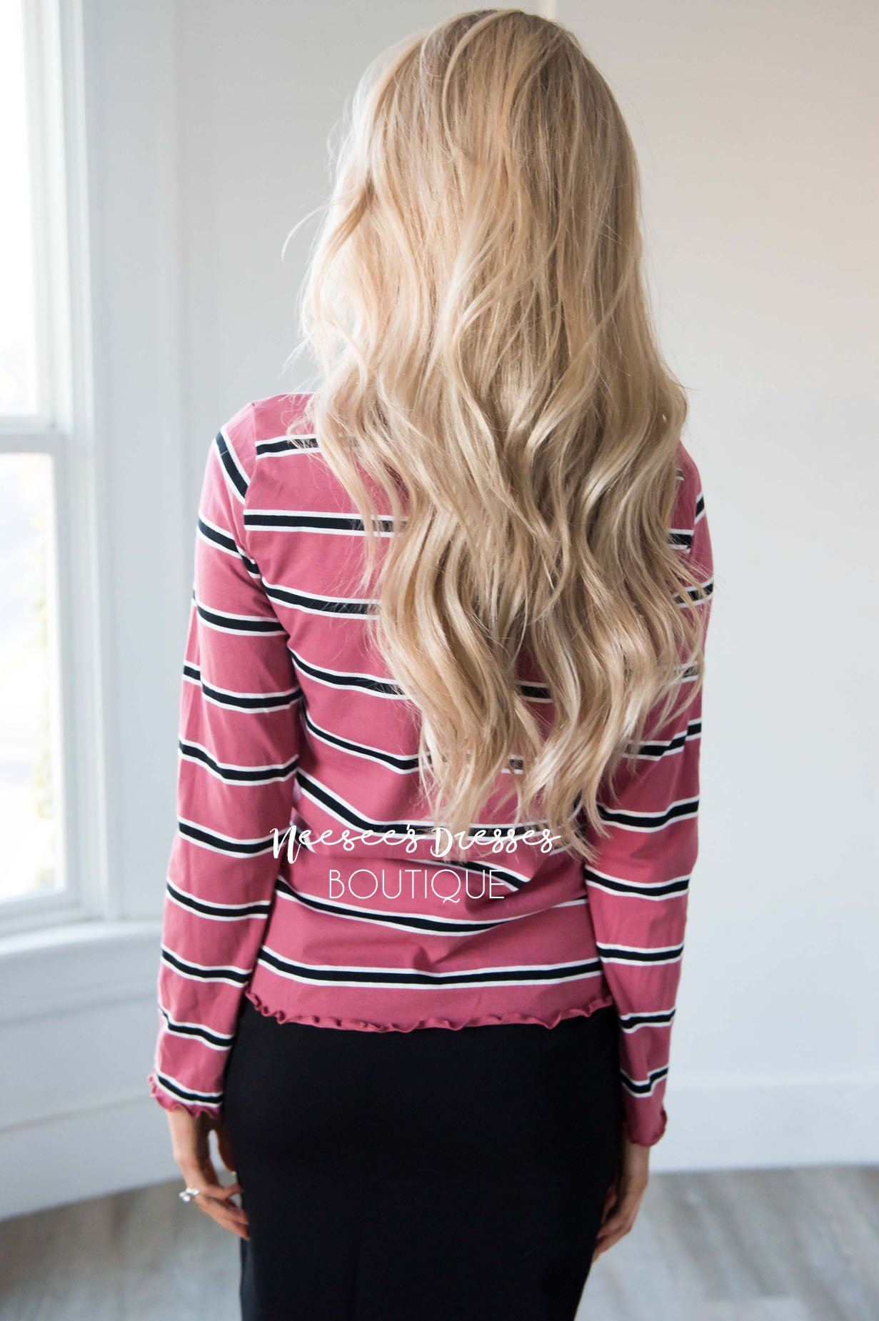 Persuade My Heart Striped Top