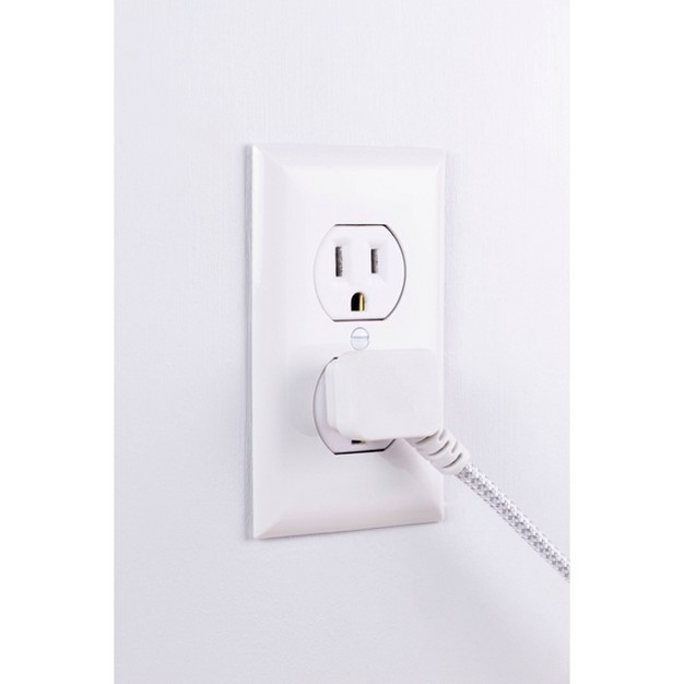 Cordinate 15 x27 3 Outlet Polarized Extension Cord Gray