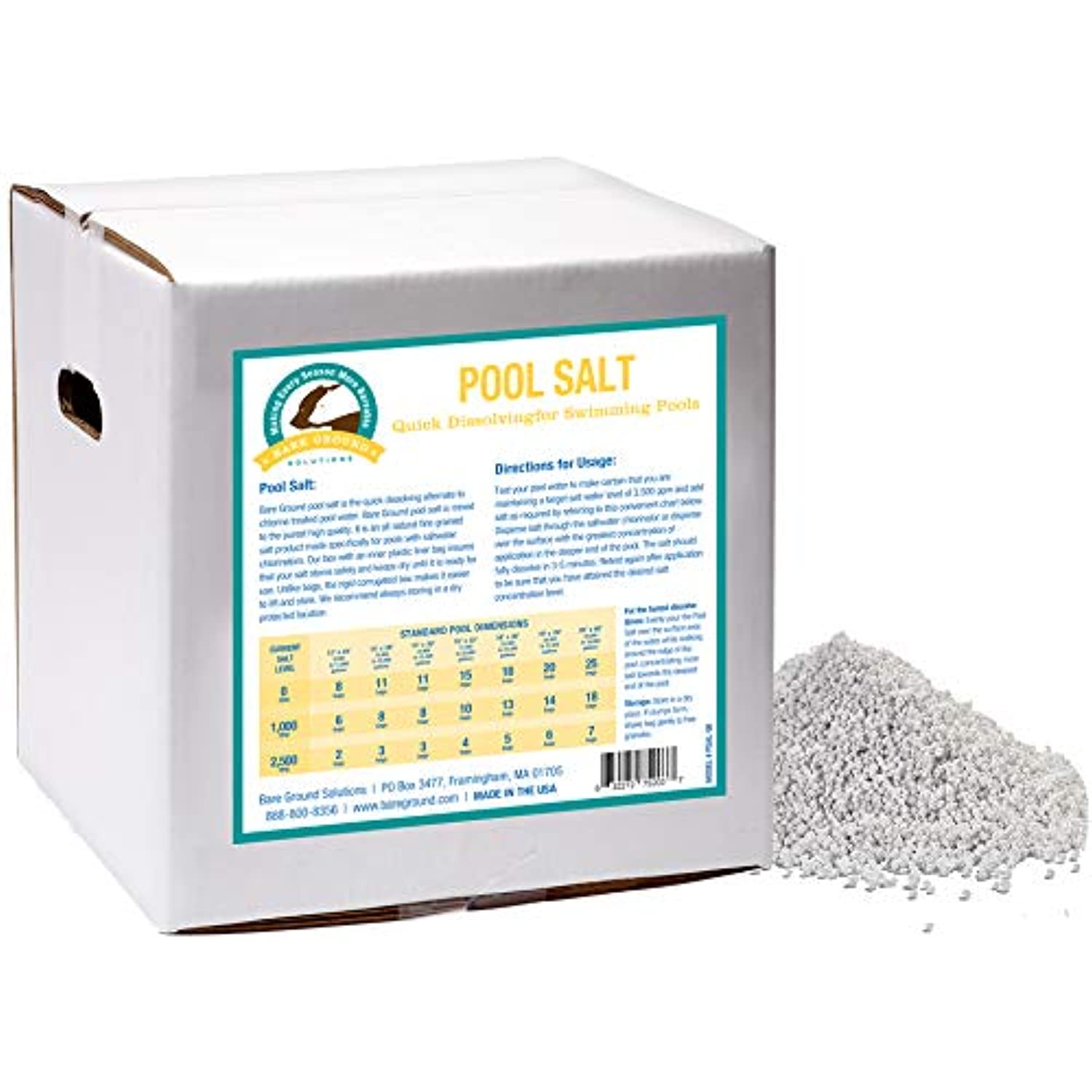 50lb Box Pool Salt