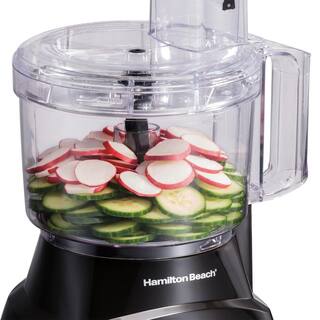 Hamilton Beach 8-Cup 2-Speed Black Food Processor and Vegetable Chopper 70740