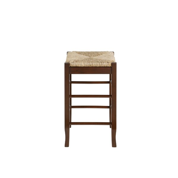 SQ Rush Backless Wood 24-inch Counter Stool