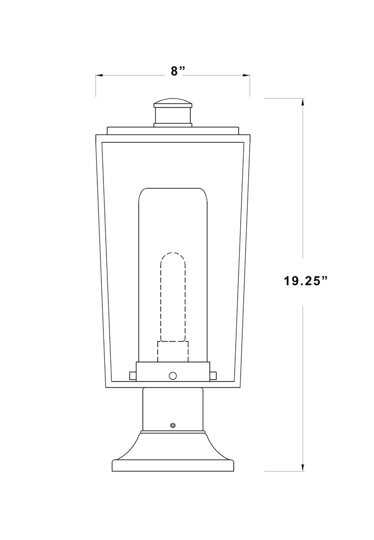 Z-Lite 594PHMR553PMBK