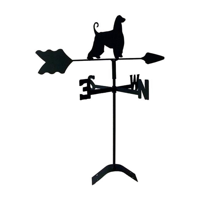 The Lazy Scroll afghanroof Afghan Hound Roof Mount Weathervane