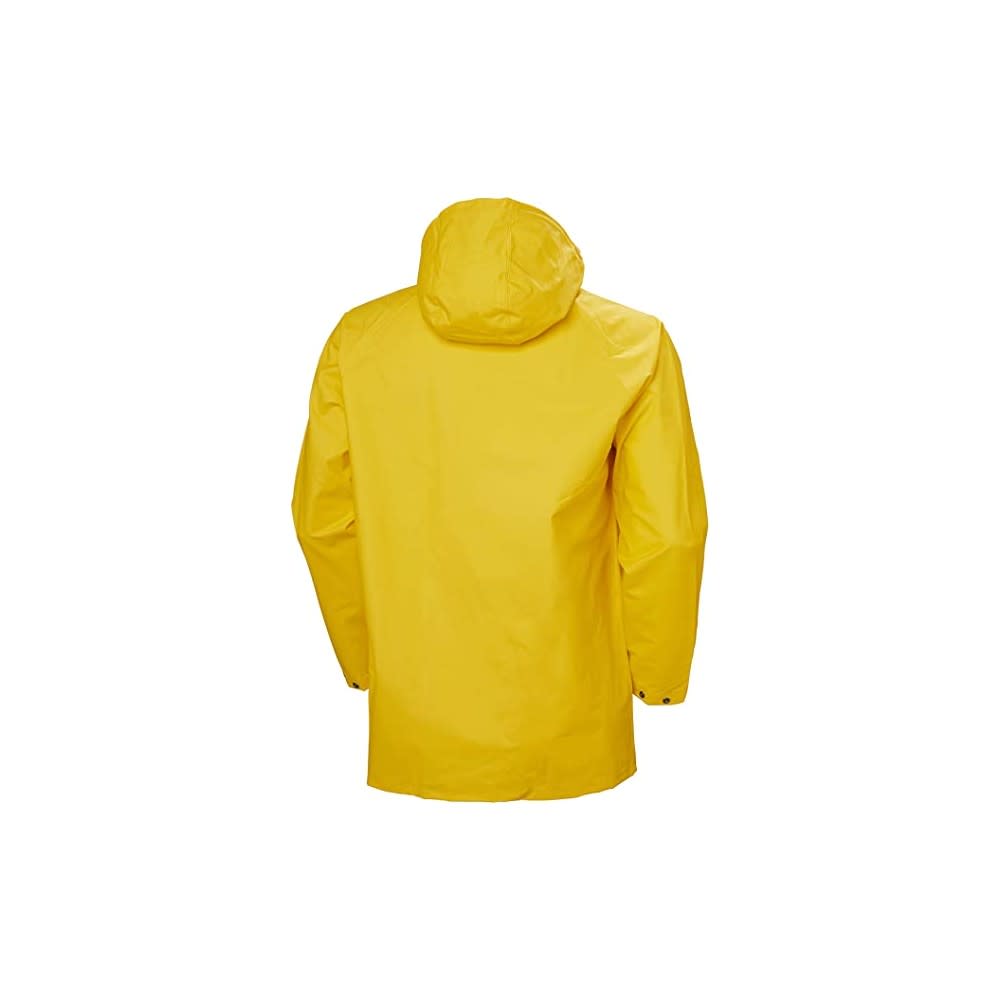 Helly Hansen Polyester Mandal Rain Jacket Light Yellow Small ;