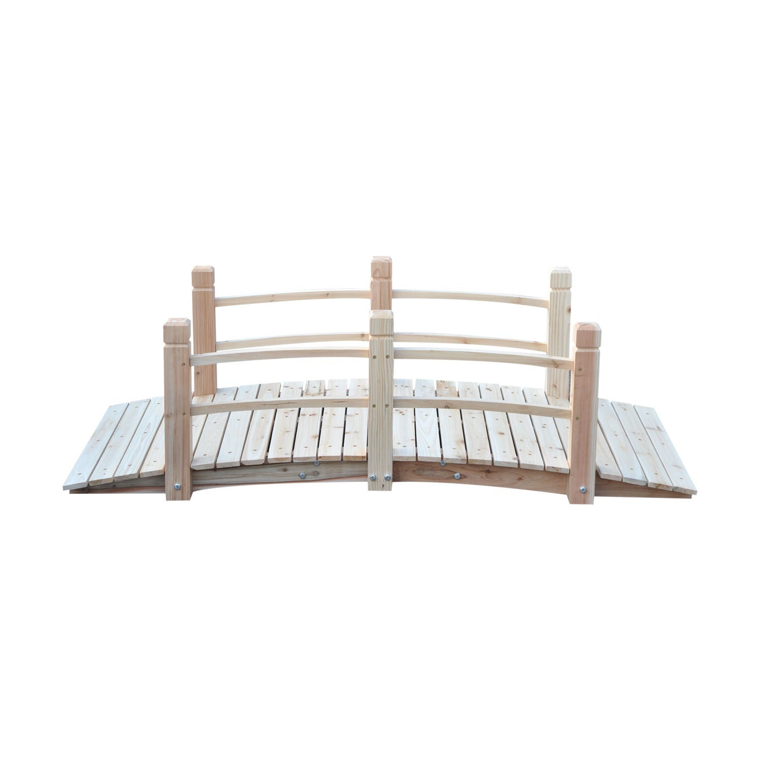 5' Wooden Garden - Decorative Zen Wood Garden Bridges Kit