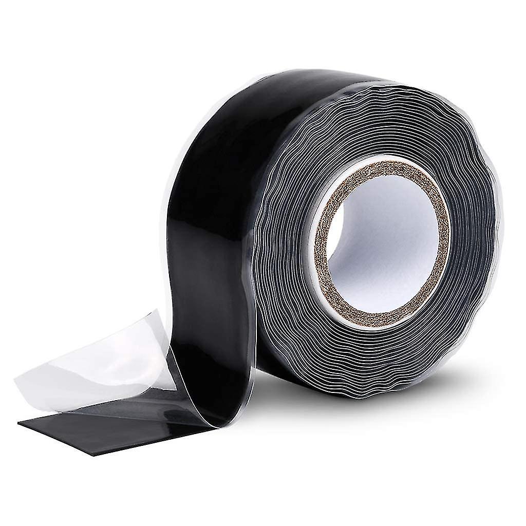 Adhesive Insulating Silicone Tape 25 Mm X 3 M - Black Silicone Tape - Waterproof Adhesive Tape