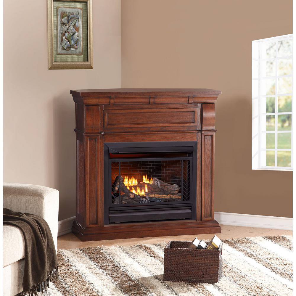 BLUEGRASS LIVING 26000 BTU Vent Free Natural Gas Fireplace System - Remote Control B300RTN-1-CO