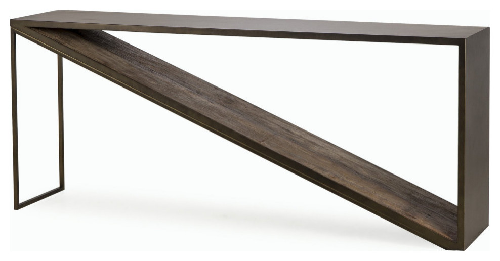 Glenda Console Table Large   Modern   Media Storage   by Virgil Stanis Design  Houzz