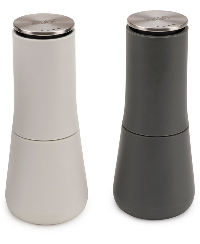 Joseph Joseph Milltop Non-Spill Salt and Pepper Mill Set