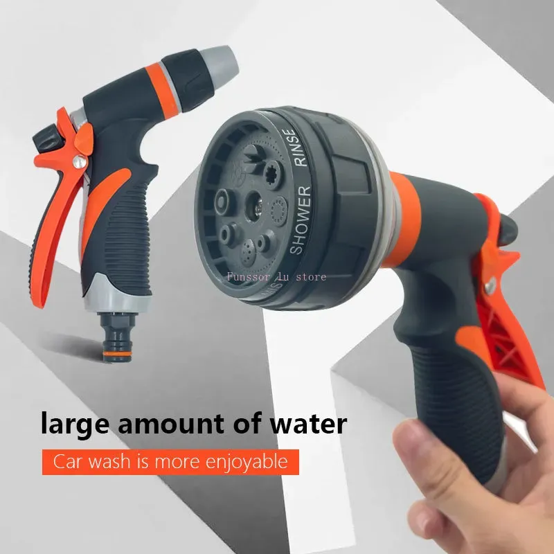 Spray Lawn Watering Multi Function Car Wash High Pressure Durable Hand Held Tools Hose Sprinkle Nozzle Garden