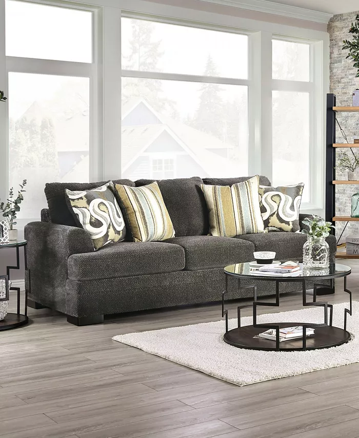 Furniture of America Korona Park Upholstered Sofa