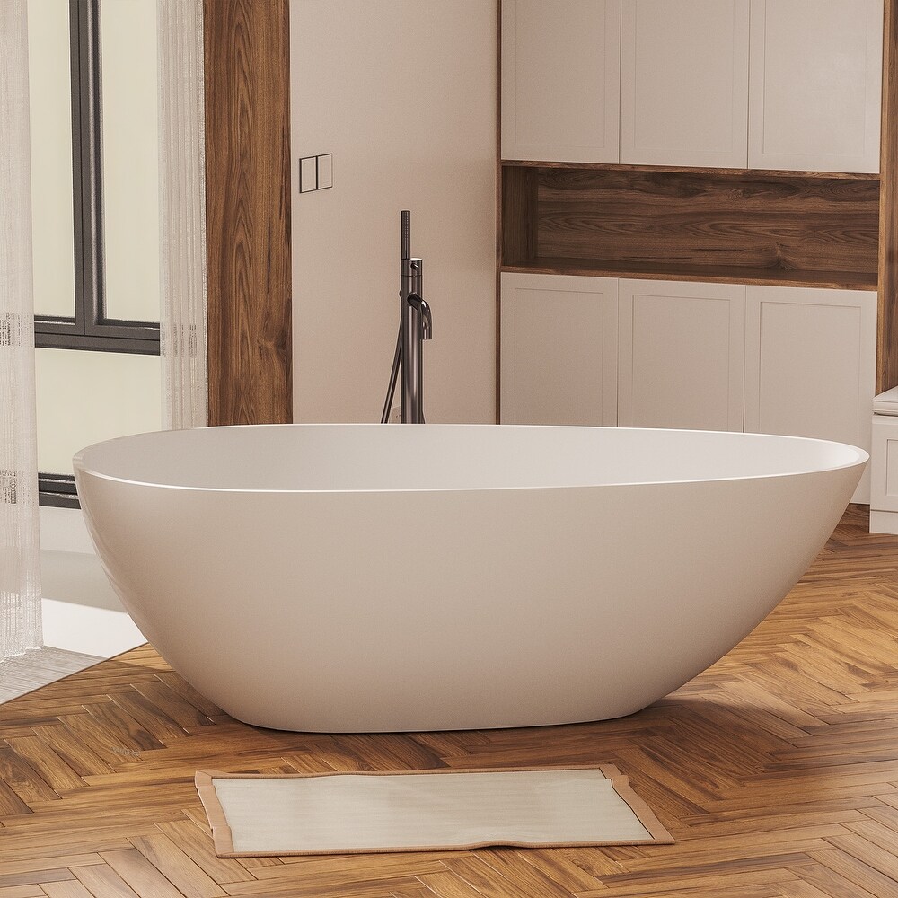 CLOVIS Solid Surface Freestanding Bathtub 67\