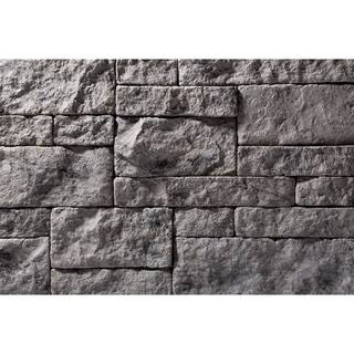 Evolve Stone Fire-Rated Capital Sky Style Phantom Shadow Color Flat Stone Mortarless Veneer (14.25 sq.ft. per Box) FR-CS-PS-F