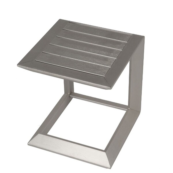 All aluminum outdoor coffee table